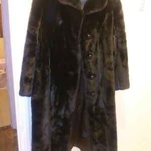 Vl ltd. Tissavel france long fur coat